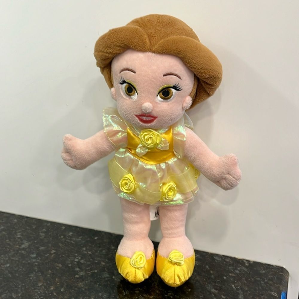 Disney Princess Beauty And The Beast Little Belle Plush Theme Parks 12”